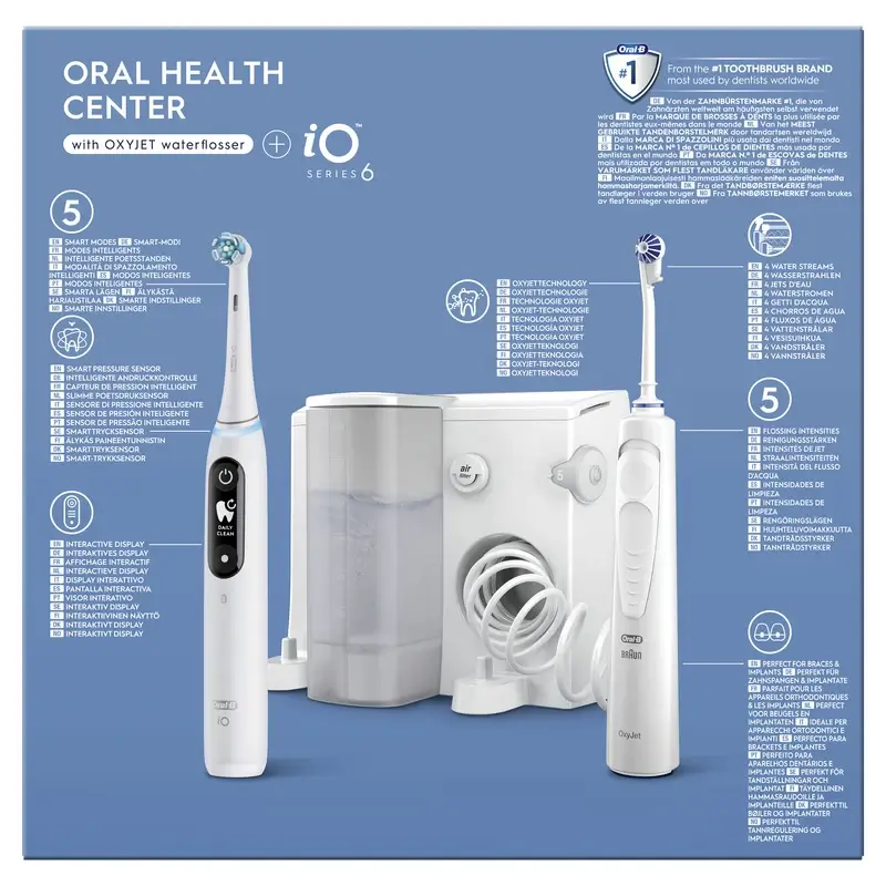 Oral-B Braun Centro Dental Con Irrigador Y Cepillo Eléctrico Oral-B Io6 - Image 13