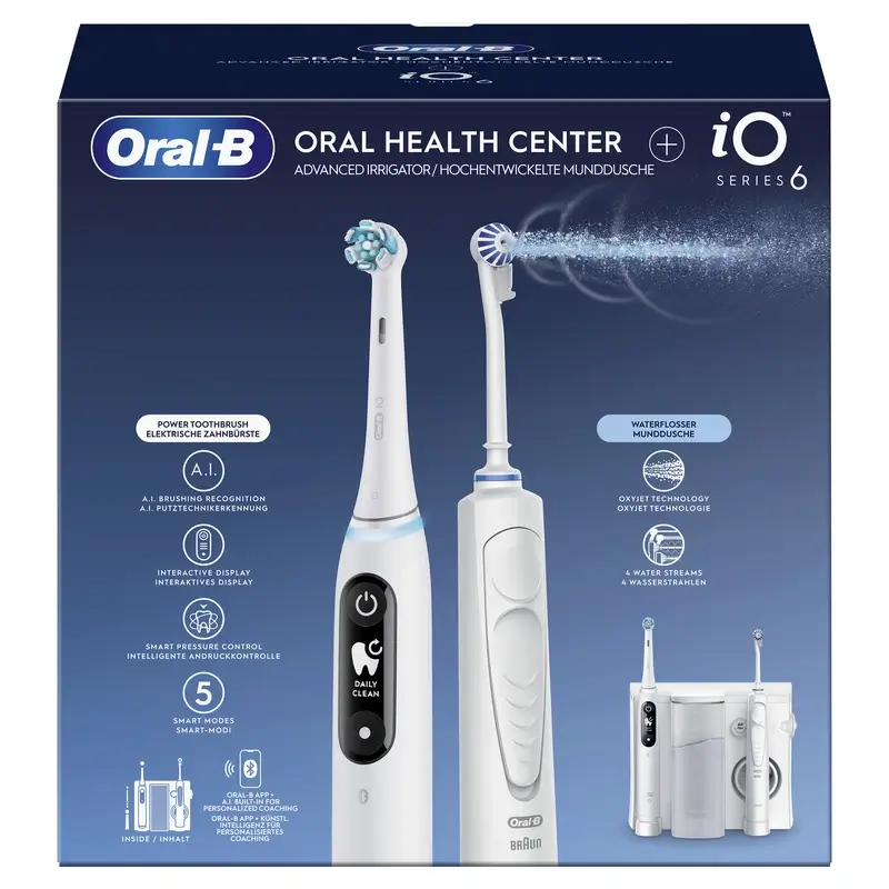 Oral-B Braun Centro Dental Con Irrigador Y Cepillo Eléctrico Oral-B Io6 - Image 2