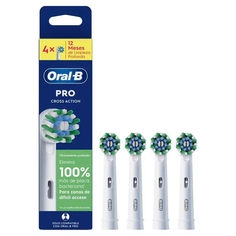 Oral-B Braun Recambio Cross Action, 4 unidades - Image 2