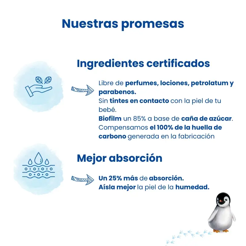 Pingo Pañal Ecológico Talla 1 New Born, Pack 2 X 27 Unidades - Image 4