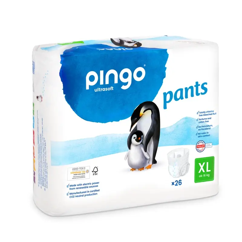Pingo Pañal Braguitas Ecológicas Talla 6, Pack 2 X 26 Unidades - Image 2