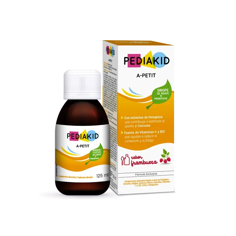 Pediakid Jarabe Apetito-Tono Frambuesa 125Ml