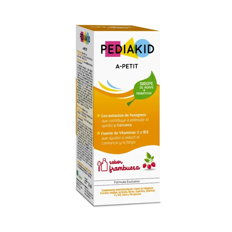 Pediakid Jarabe Apetito-Tono Frambuesa 125Ml - Image 2