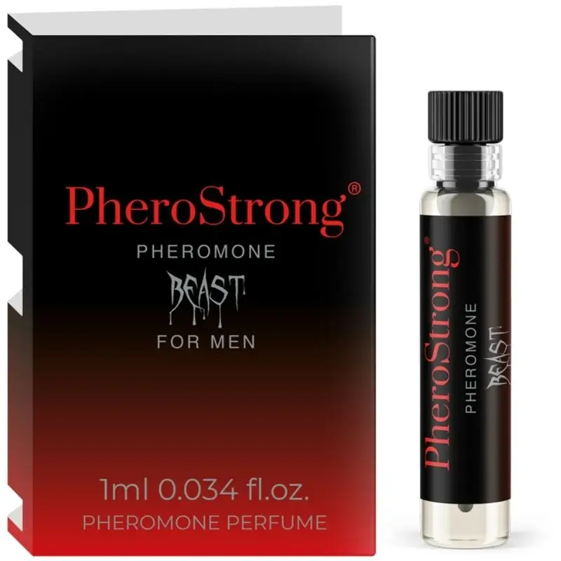 Pherostrong Perfume Con Feromonas Beast Para Hombre , 1 ml