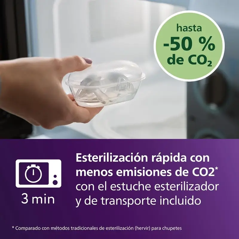 Philips Avent 2 chupetes ultra soft 0-6m niña - Image 5