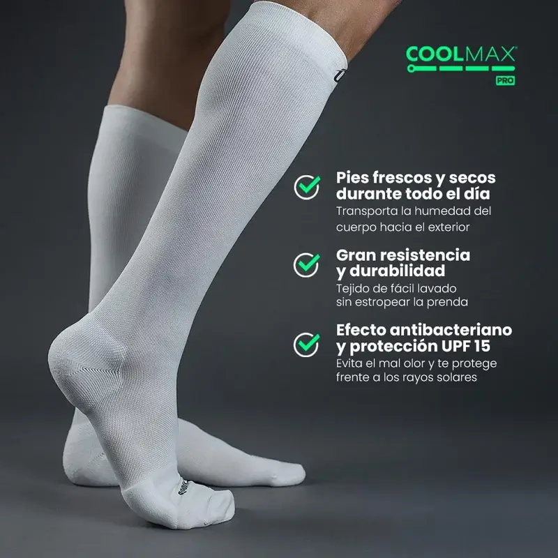 Podoks Calcetines Piernas Cansadas H6 Blanco - Image 3