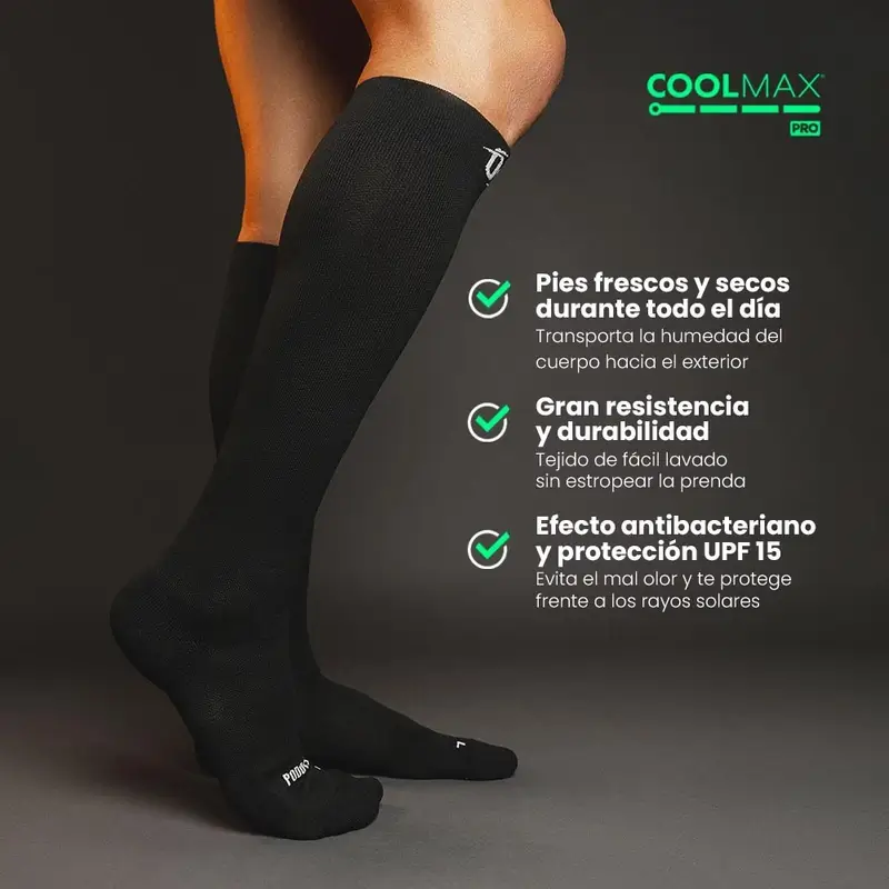 Podoks Calcetines Piernas Cansadas H6 Negro - Image 3