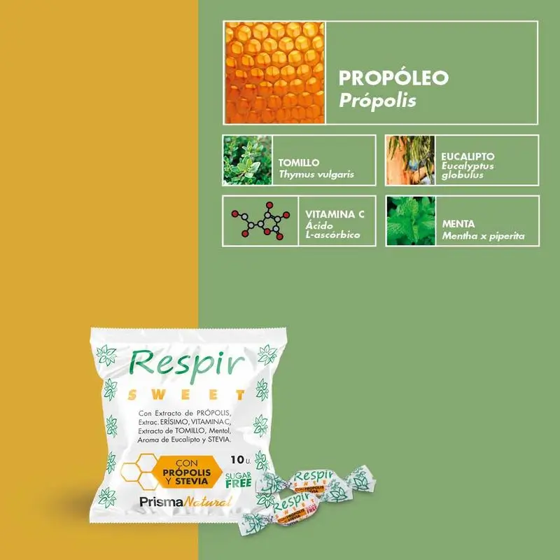 Prisma Natural Respir Sweets, 10 Caramelos - Image 3