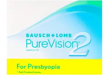 Purevision Lentillas Multifocales Mensuales , 3 unidades - -2.25, 8.6, Baja, 14.0