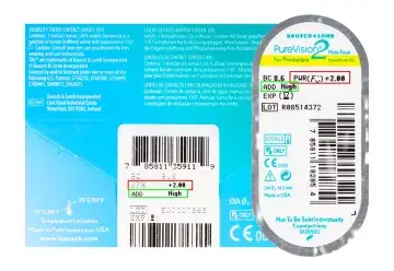 Purevision Lentillas Multifocales Mensuales , 3 unidades - -6.00, 8.6, Baja, 14.0 - Image 3