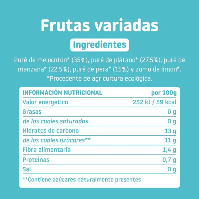 Smileat Pouch Frutas Variadas, 100 gr - Image 3