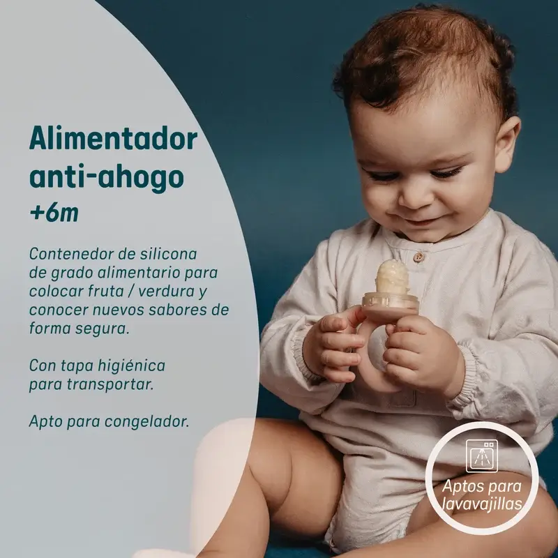 Suavinex Alimentador Antiahogo De Silicona, +6 Meses, Rosa - Image 5