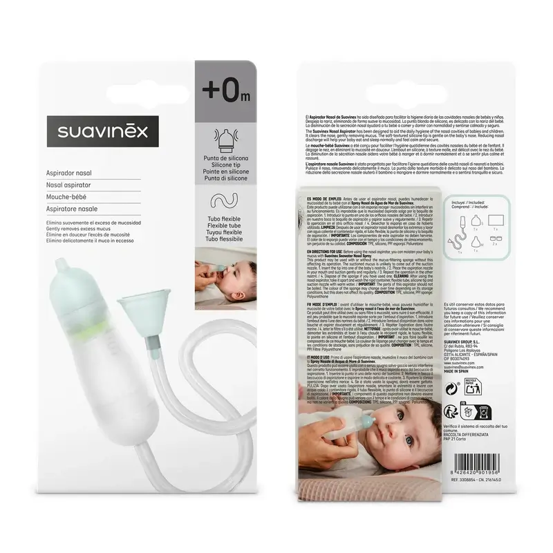 Suavinex Aspirador Nasal Bebés, +0 Meses - Image 3