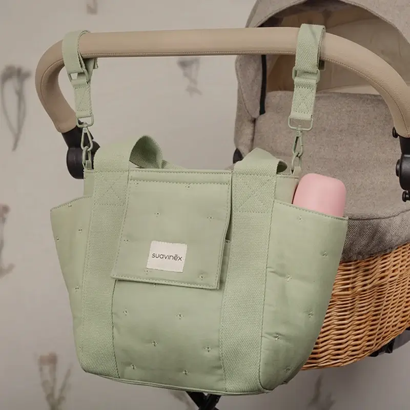 Suavinex Bolso Carro Bebé Panera Peotry Verde - Image 2