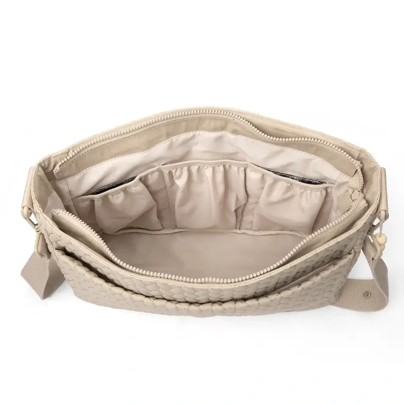 Suavinex Bolso Maternidad Bandolera, Beige - Image 3
