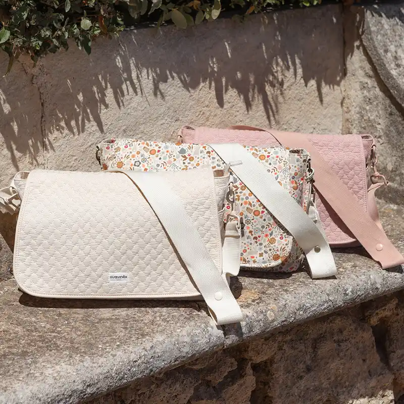 Suavinex Bolso Maternidad Bandolera, Beige - Image 5