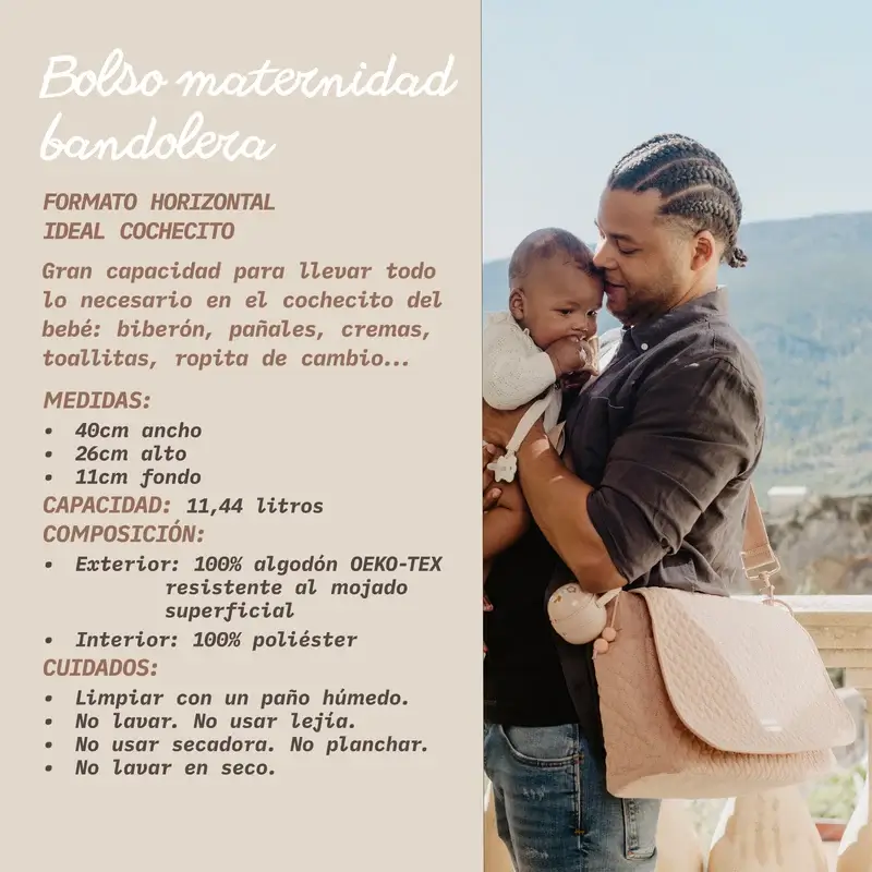 Suavinex Bolso Maternidad Bandolera, Floral - Image 8