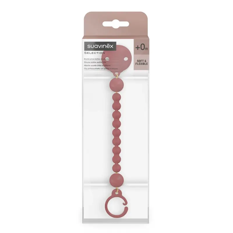 Suavinex Broche Pinza De Silicona, Chili Pepper - Image 2