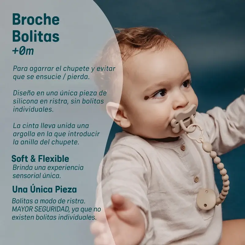 Suavinex Broche Pinza De Silicona, Irish Cream - Image 6