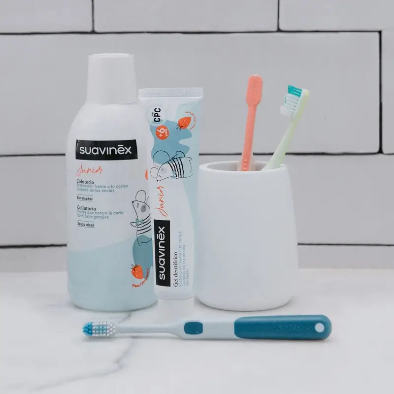 Suavinex Cepillo De Dientes Infantil +6 Años, Verde - Image 8