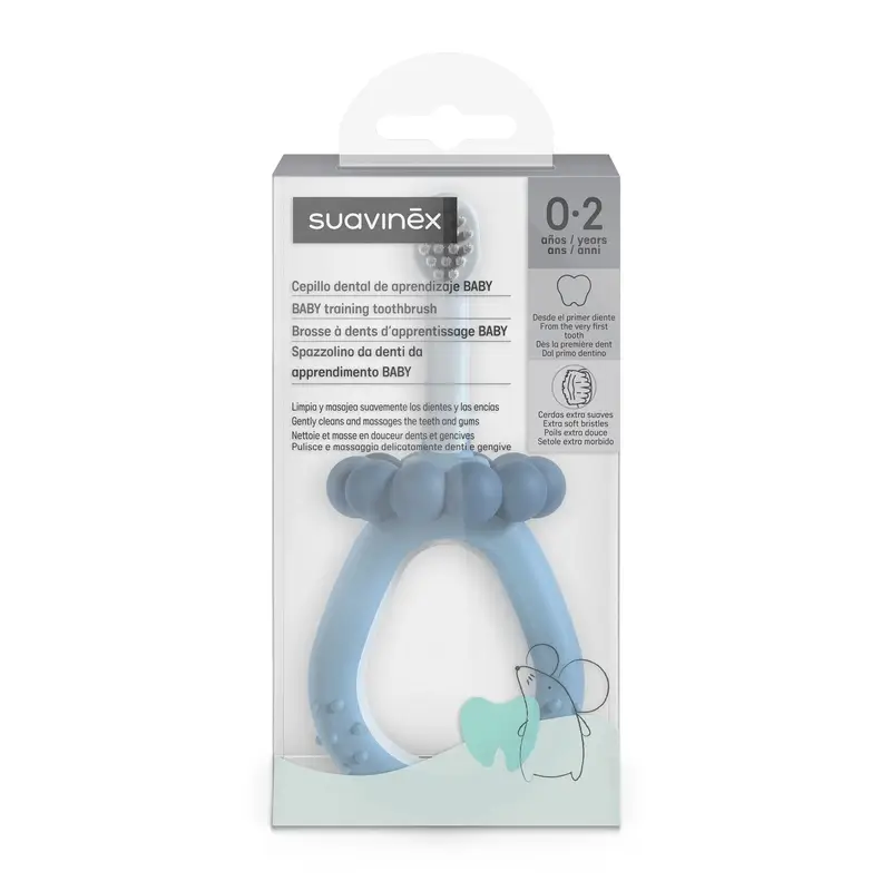 Suavinex Cepillo Dientes Para Bebés De 0 A 2 Años, Azul - Image 6