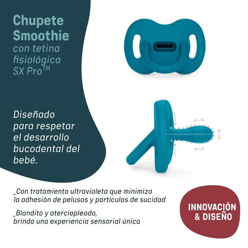Suavinex Chupete Todo Silicona Fisiológico Sx Pro, 0/6 Meses, Peach Pink - Image 7
