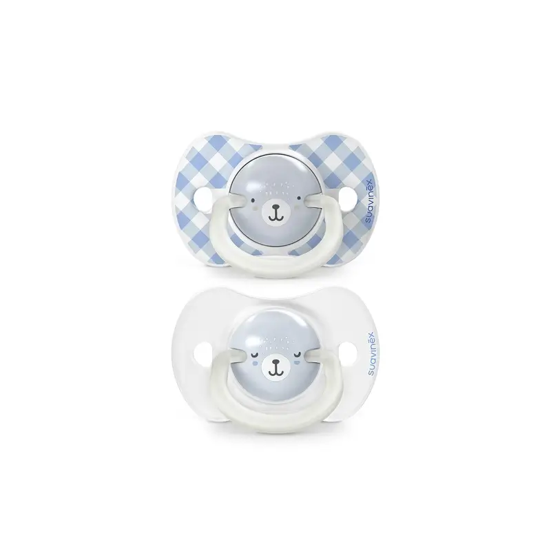 Suavinex Chupetes Nocturnos Night & Day Tetina Sx Pro 0/6 Meses Azul, 2 unidades - Image 6