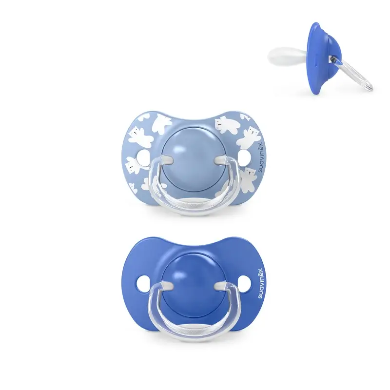 Suavinex Chupetes Tetina Sx Pro 6/18 Meses Wild&Free Azul, 2 unidades - Image 2