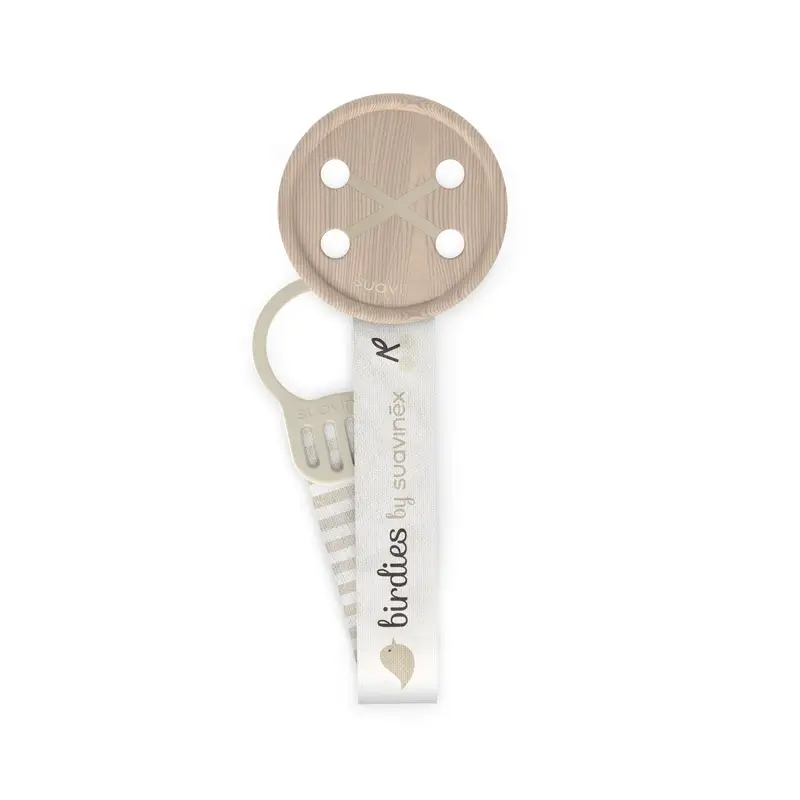Suavinex Cinta Sujetachupetes +0 Meses Birdies Beige