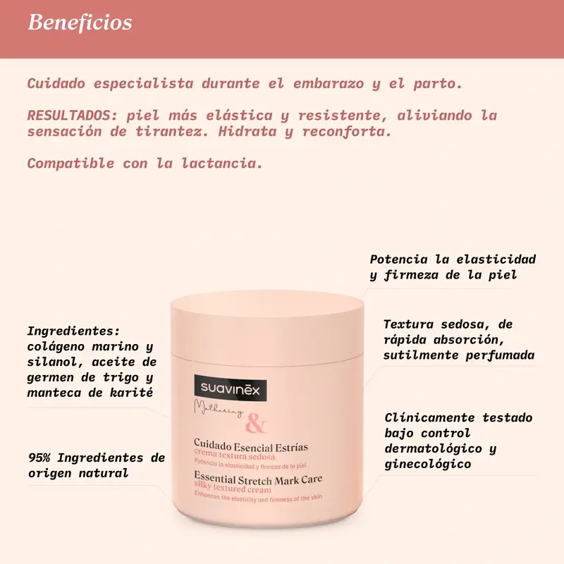 Suavinex Crema Antiestrías Embarazo, 400 Ml - Image 7