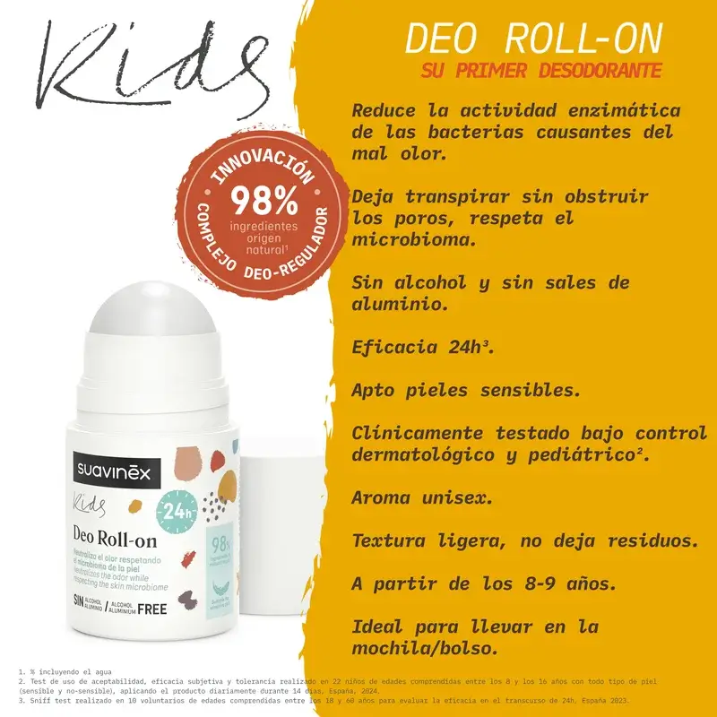 Suavinex Desodorante Infantil, +8 Años, 50 Ml - Image 4