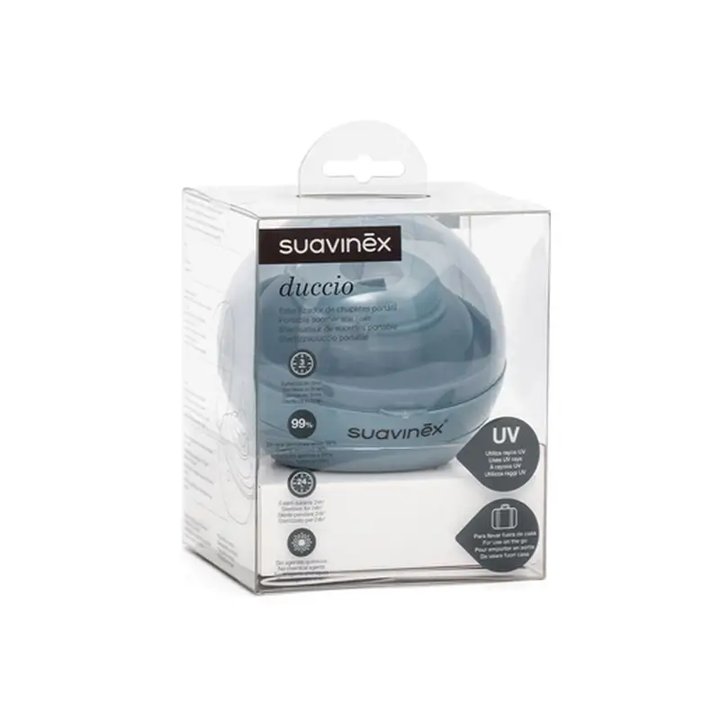 Suavinex Esterilizador De Chupetes Uv Duccio, Azul - Image 3