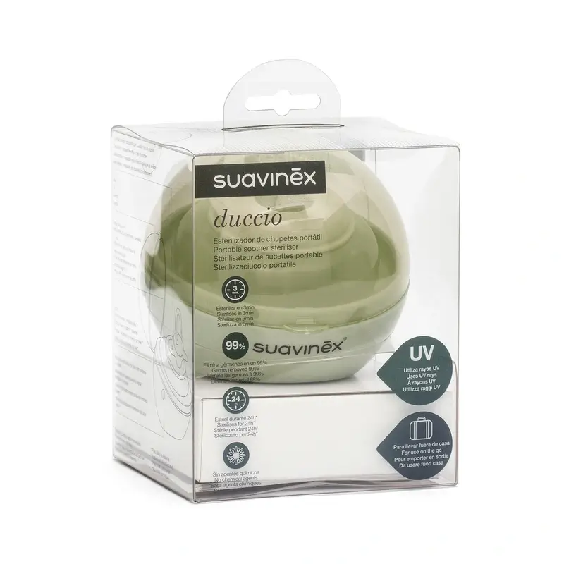 Suavinex Esterilizador De Chupetes Uv Duccio, Verde - Image 3