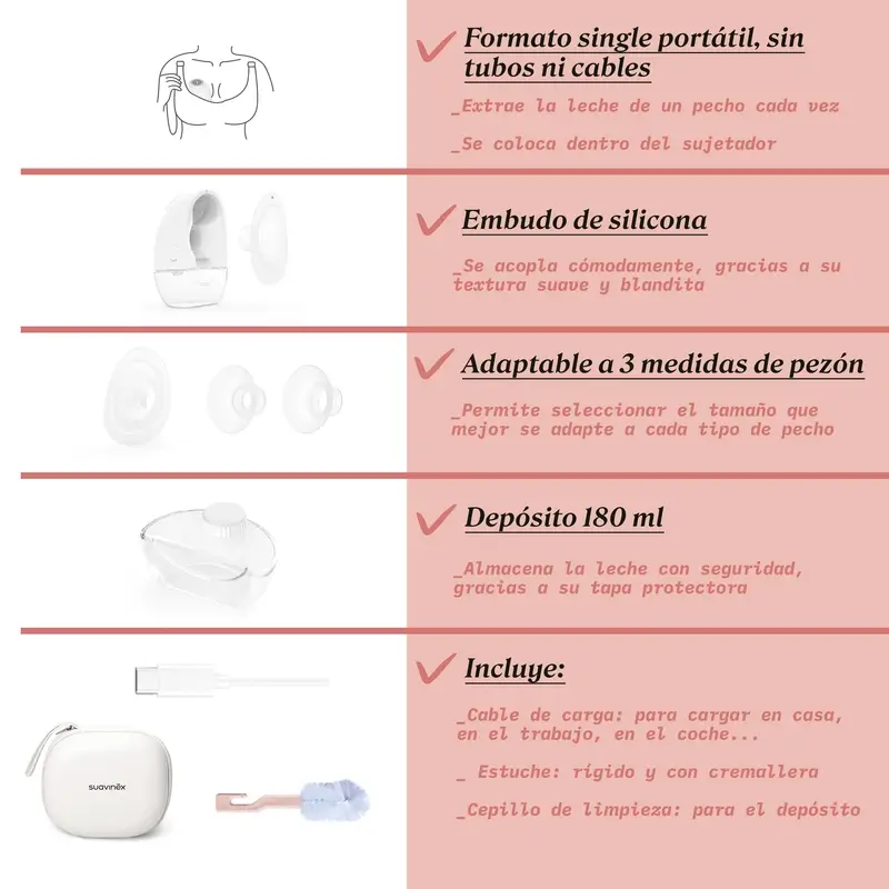 Suavinex Extractor Leche Materna Manos Libres - Image 7