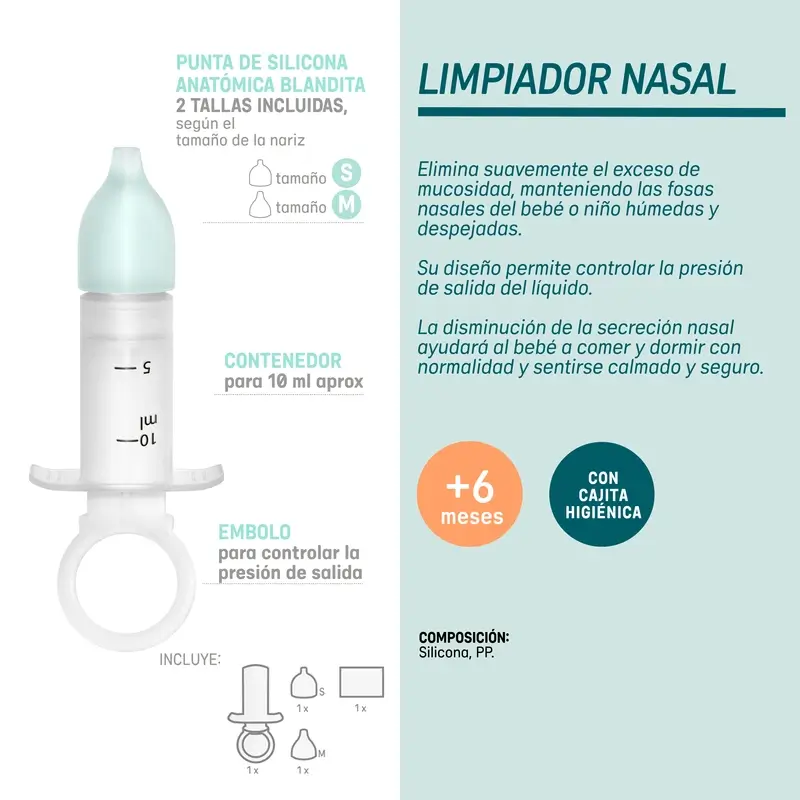Suavinex Limpiador Nasal Para Bebés +6 Meses - Image 6