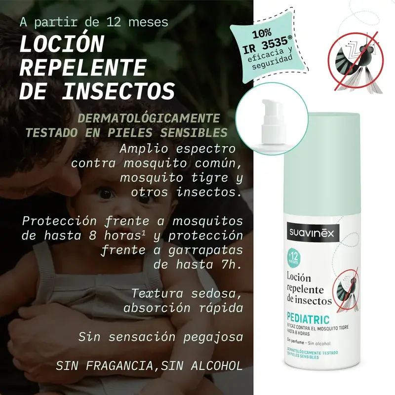 Suavinex Loción Repelente Mosquitos, +12 Meses, 100 Ml - Image 4