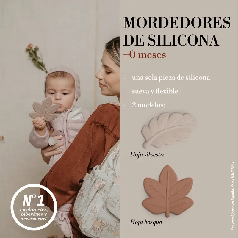Suavinex Mordedor Silicona Hoja, Poetry Rosa - Image 4