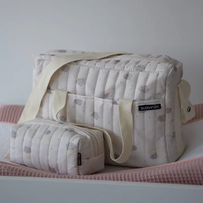Suavinex Neceser Bebés Viaje De Tela, Beige - Image 9