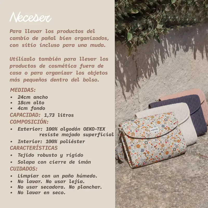 Suavinex Neceser Recién Nacido De Tela, Flores - Image 6