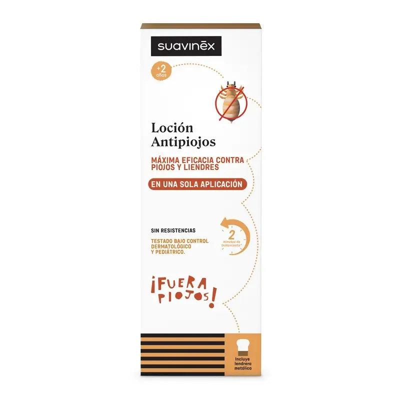 Suavinex Pack Loción Antipiojos 125 Ml + Lendrera, +2 Años - Image 2