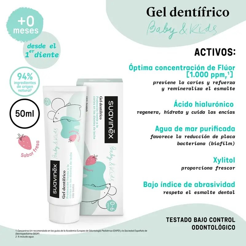 Suavinex Pasta Dientes Bebé, 50 Ml - Image 5