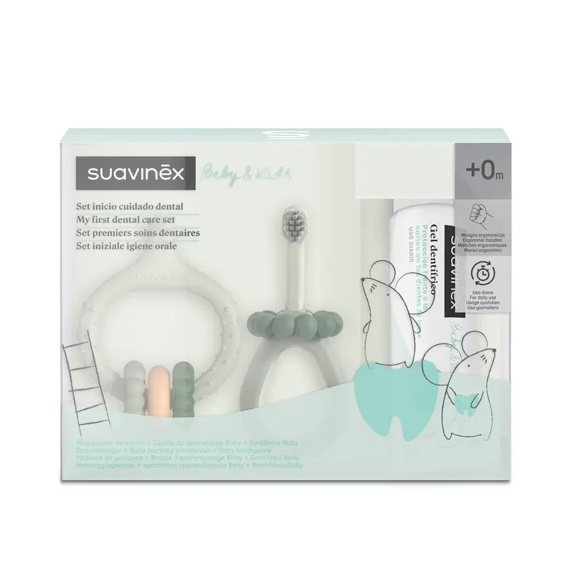 Suavinex Set Inicio Cuidado Dental +0 Meses, Verde - Image 2