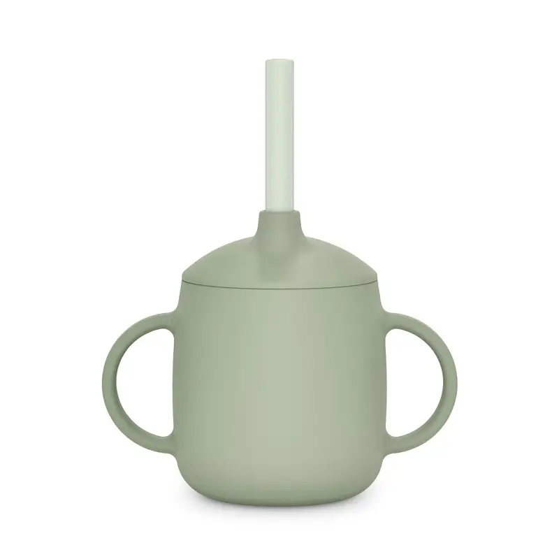 Suavinex Vaso Aprendizaje 3-En-1 De Silicona, +6 Meses, Verde - Image 5
