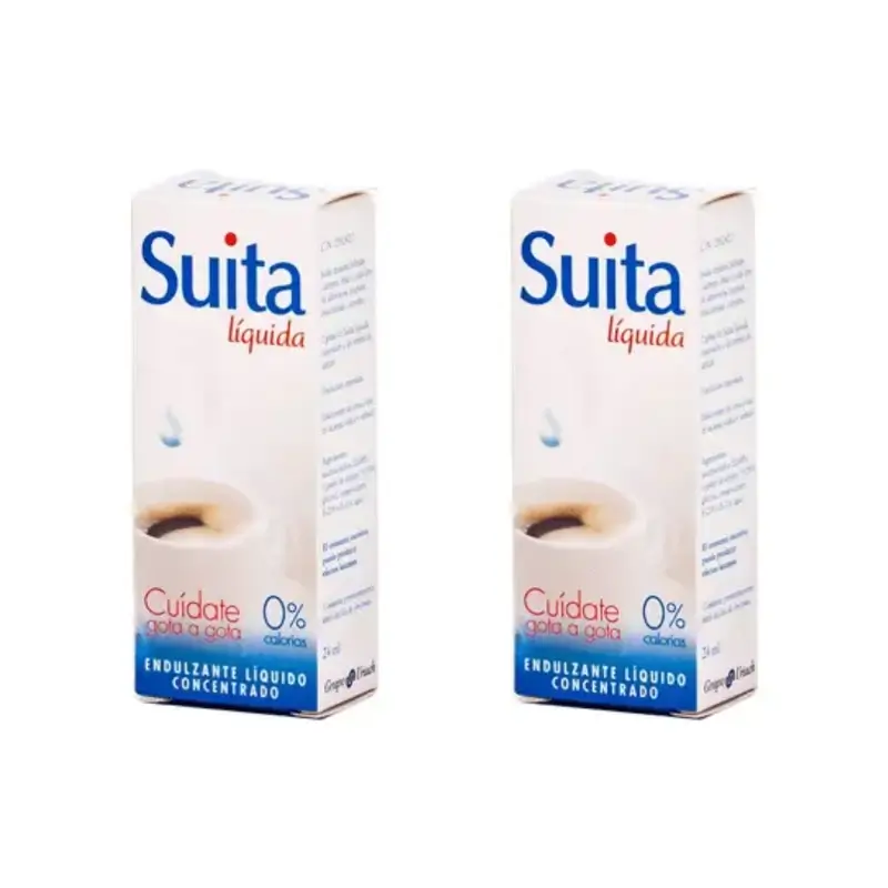 Suita Líquida Edulzante Concentrado, 2X24 Ml