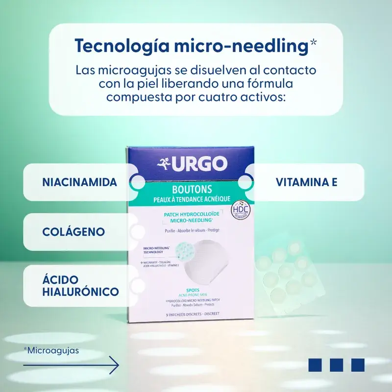 Urgo Spots Parches Hidrocoloides Micro Needling, 9 Unidades - Image 3