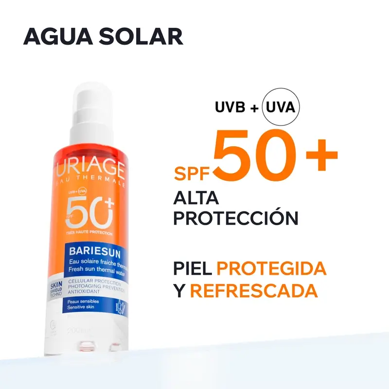 Uriage Bariésun Agua Solar Refrescante Spf50+, 200 ml - Image 2
