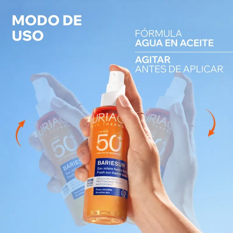 Uriage Bariésun Agua Solar Refrescante Spf50+, 200 ml - Image 9