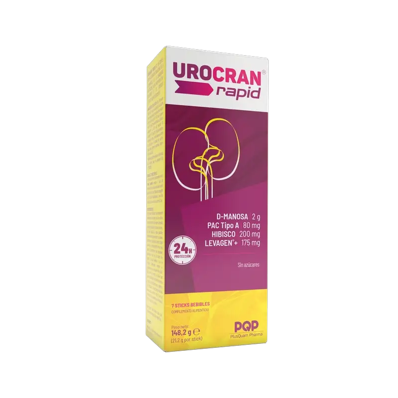 Urocran Rapid 7 Sticks Bebibles, 20 ml