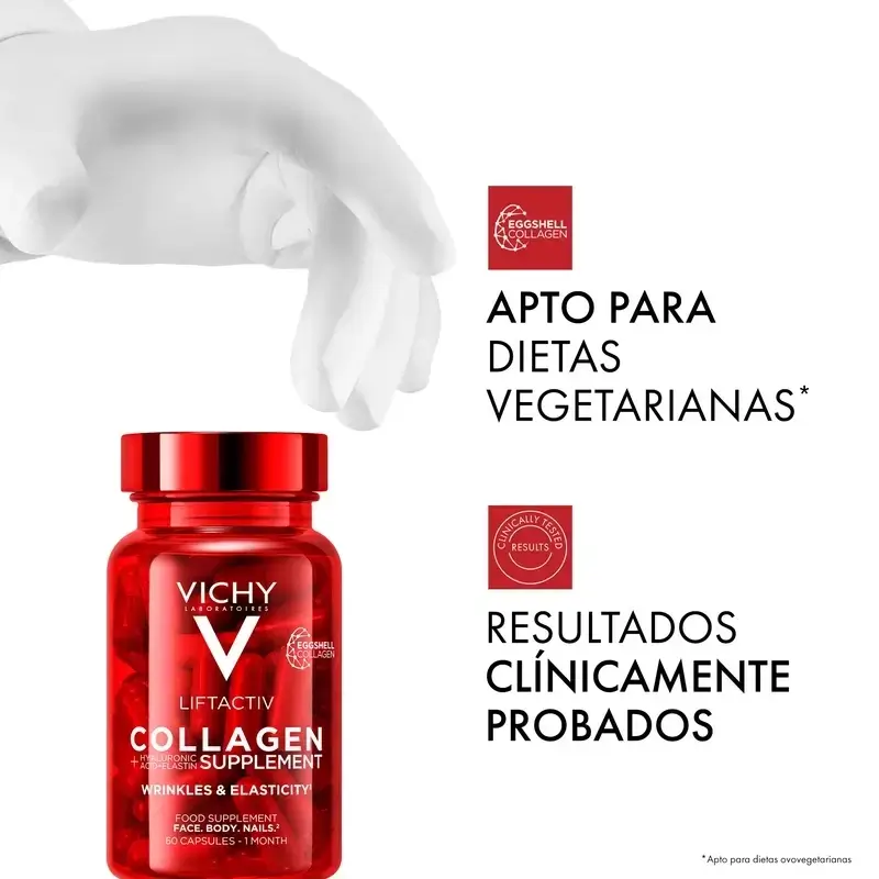 Vichy Liftactiv Colágeno Antiedad Con Vitaminas Y Minerales, 2X60 Cápsulas - Image 5