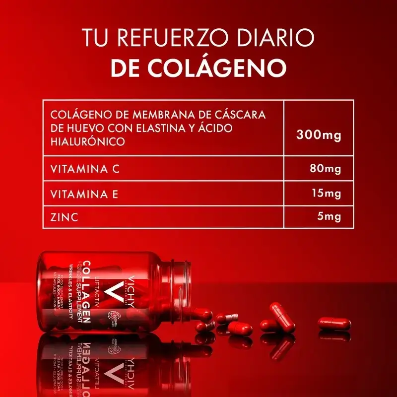 Vichy Liftactiv Colágeno Antiedad Con Vitaminas Y Minerales, 3X60 Cápsulas - Image 11